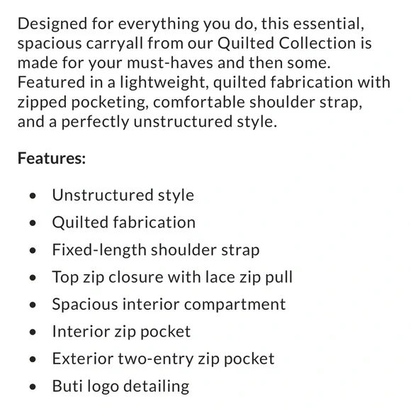 Free People Quilted Carryall Bag - Picture 6 of 8